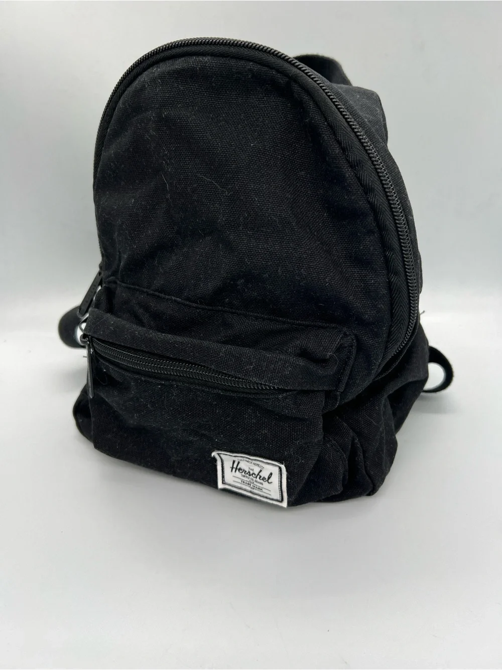 Herschel Supply Company Black Mini Backpack with Front Zip Pocket